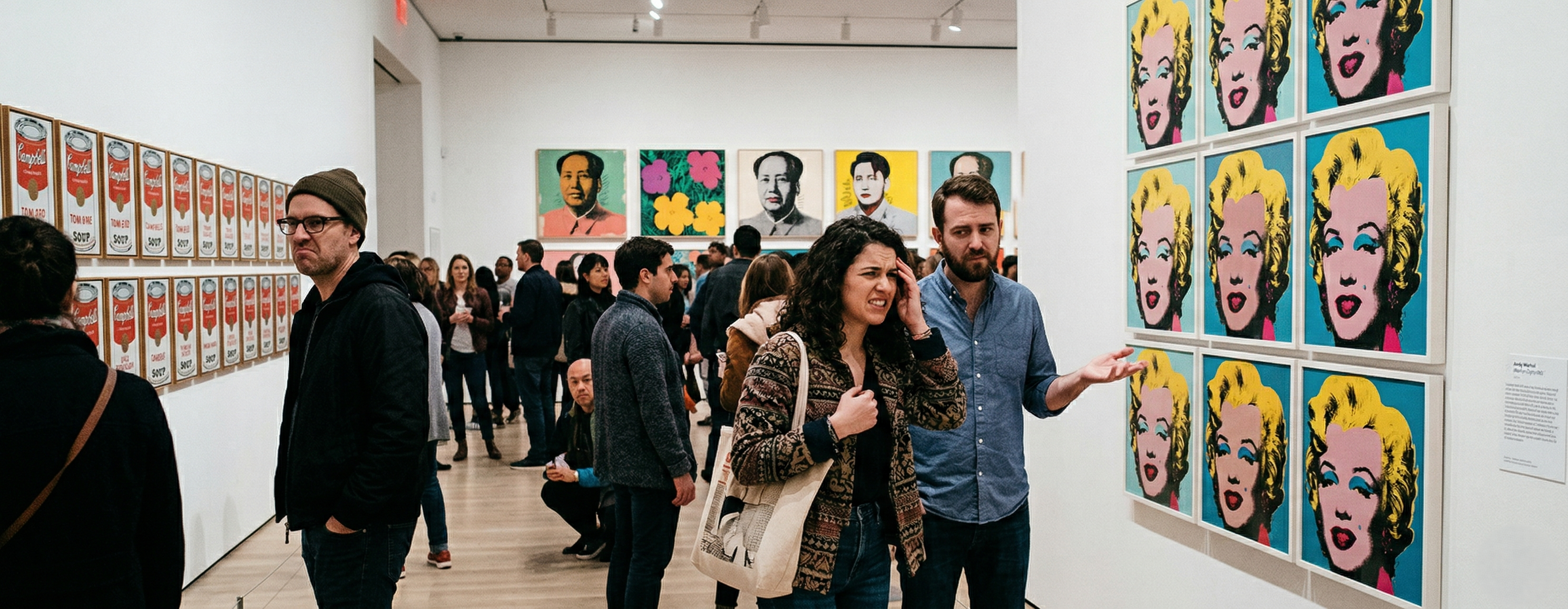 Why does Andy Warhol annoy people?